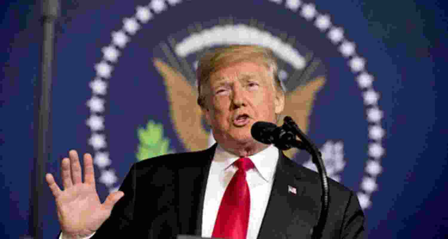 The US President Donald Trump.