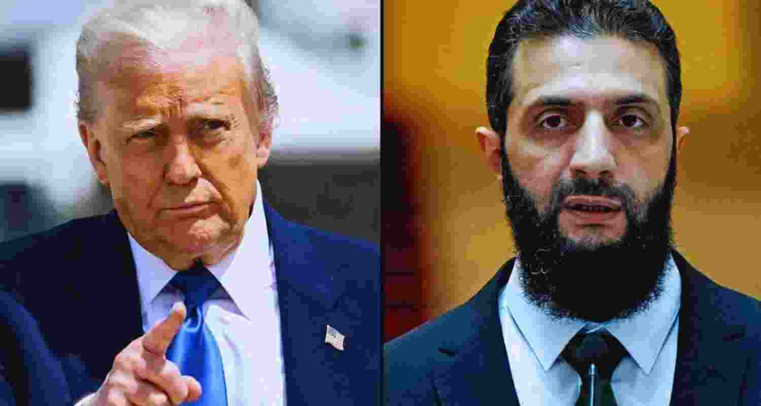 Trump meets with Syria's former-insurgent-turned-leader