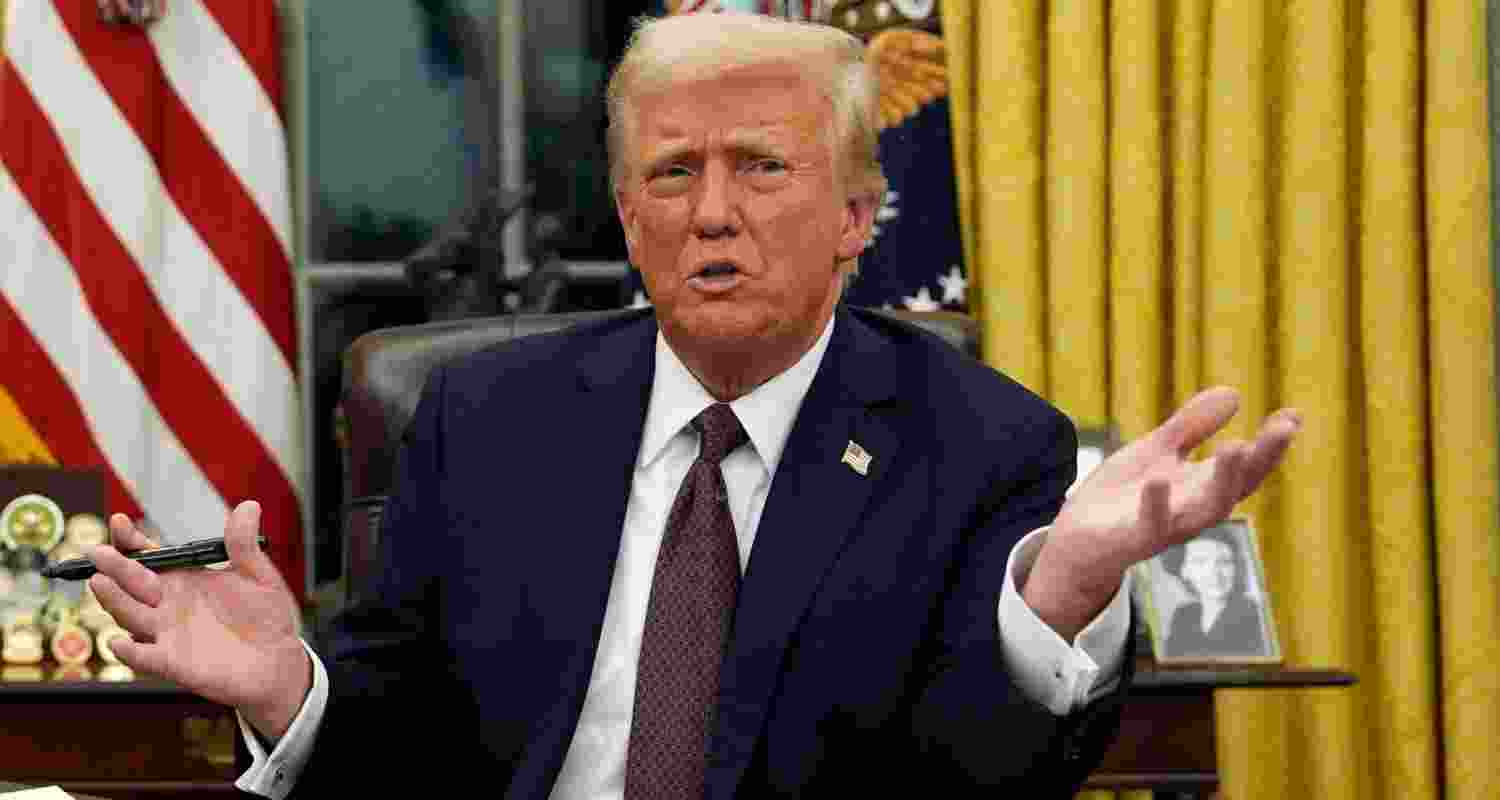 US President Donald Trump - file image.