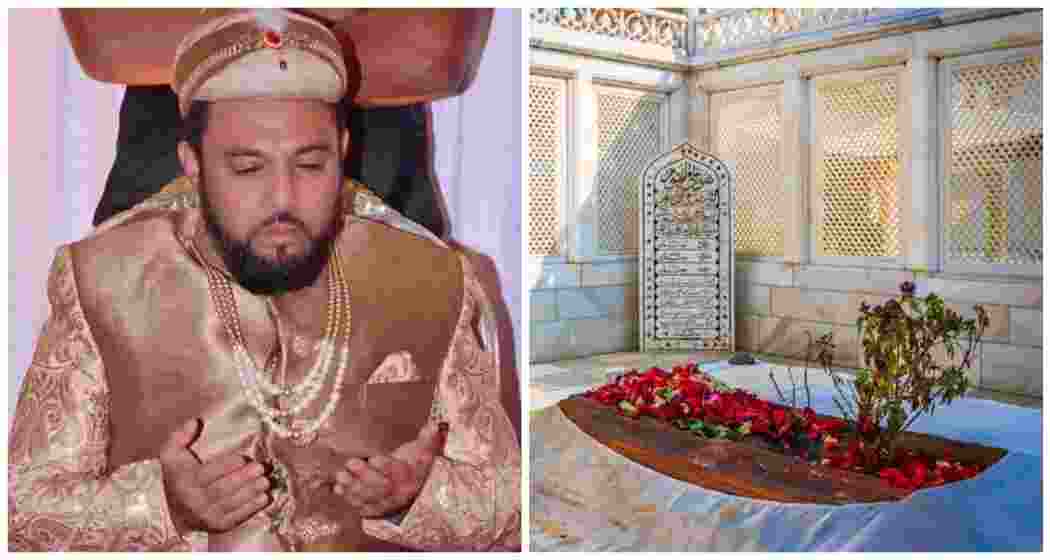 Self-proclaimed descendant of Bahadur Shah Zafar, Yakub Habeebuddin Tucy has appealed to the UN for protection of Mughal emperor Aurangzeb’s tomb (R).