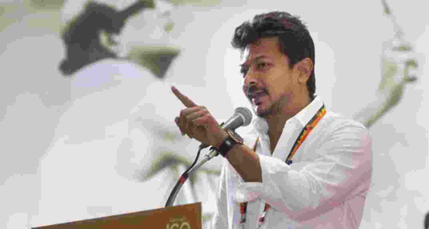 Tamil Nadu Deputy CM Udhayanidhi Stalin - file image.