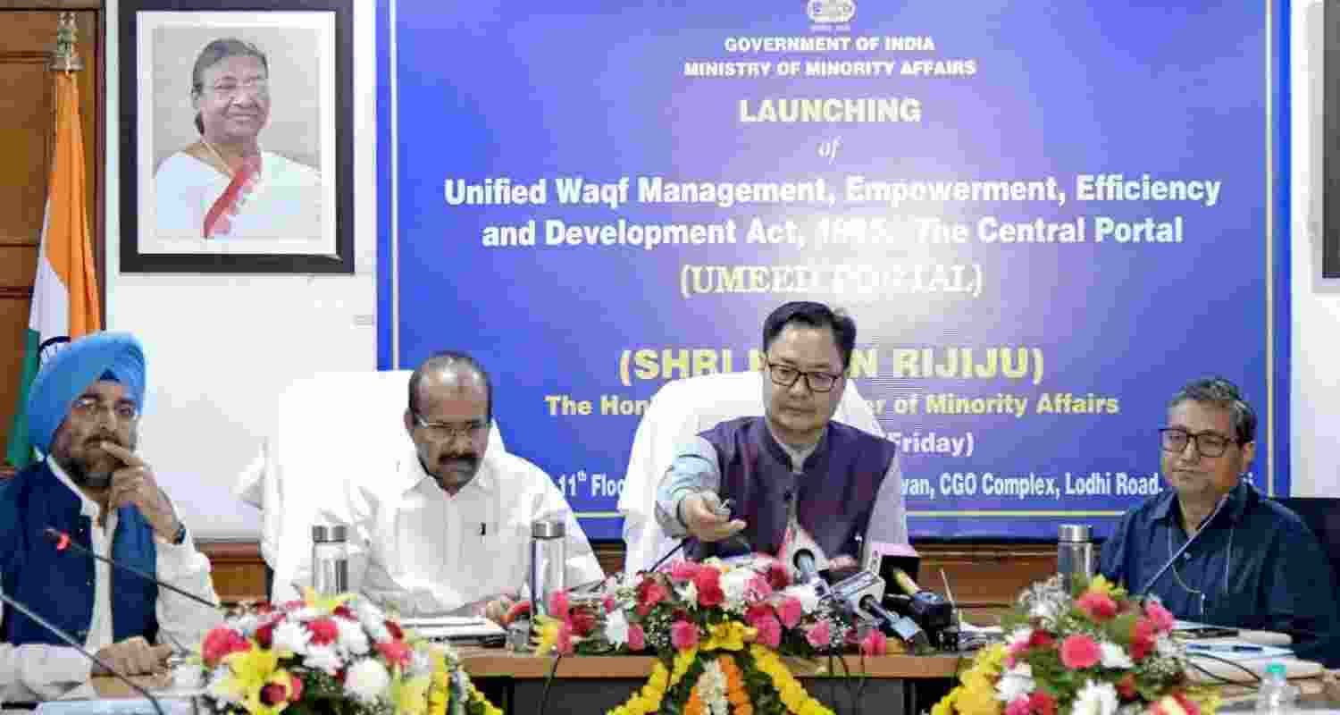 Centre launches digital platform for uploading, verification, and monitoring of Waqf properties.