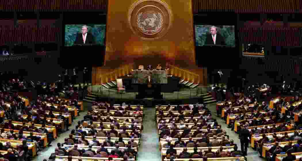 UNGA session underway in New York, United States.