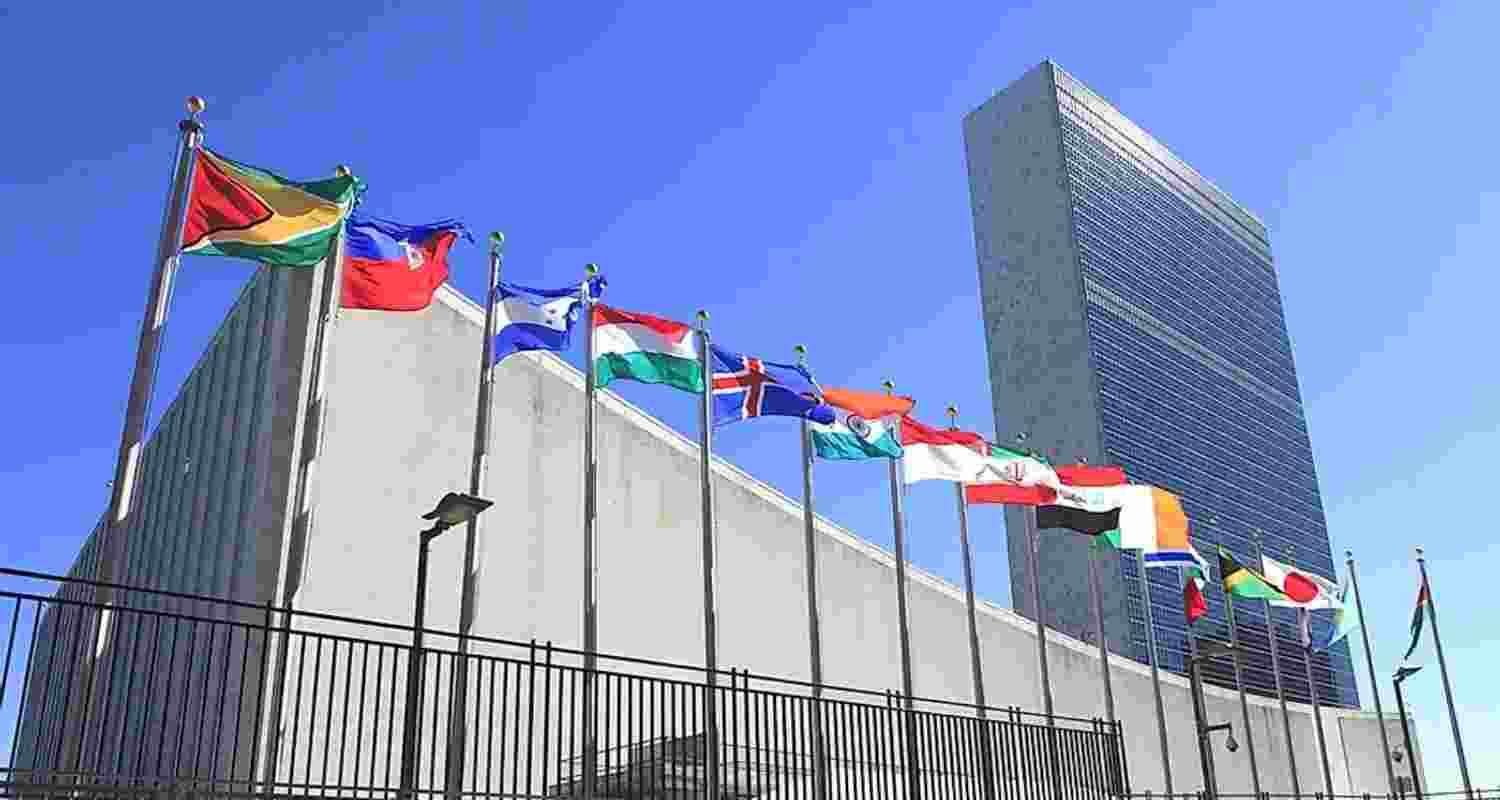 The headquarters of the United Nations in New York.