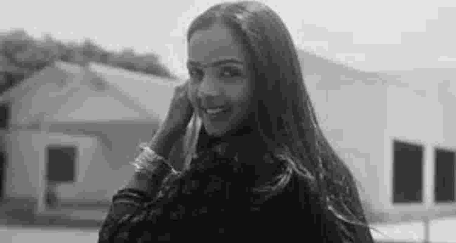 A screengrab from a song that Radhika Yadav had starred in 