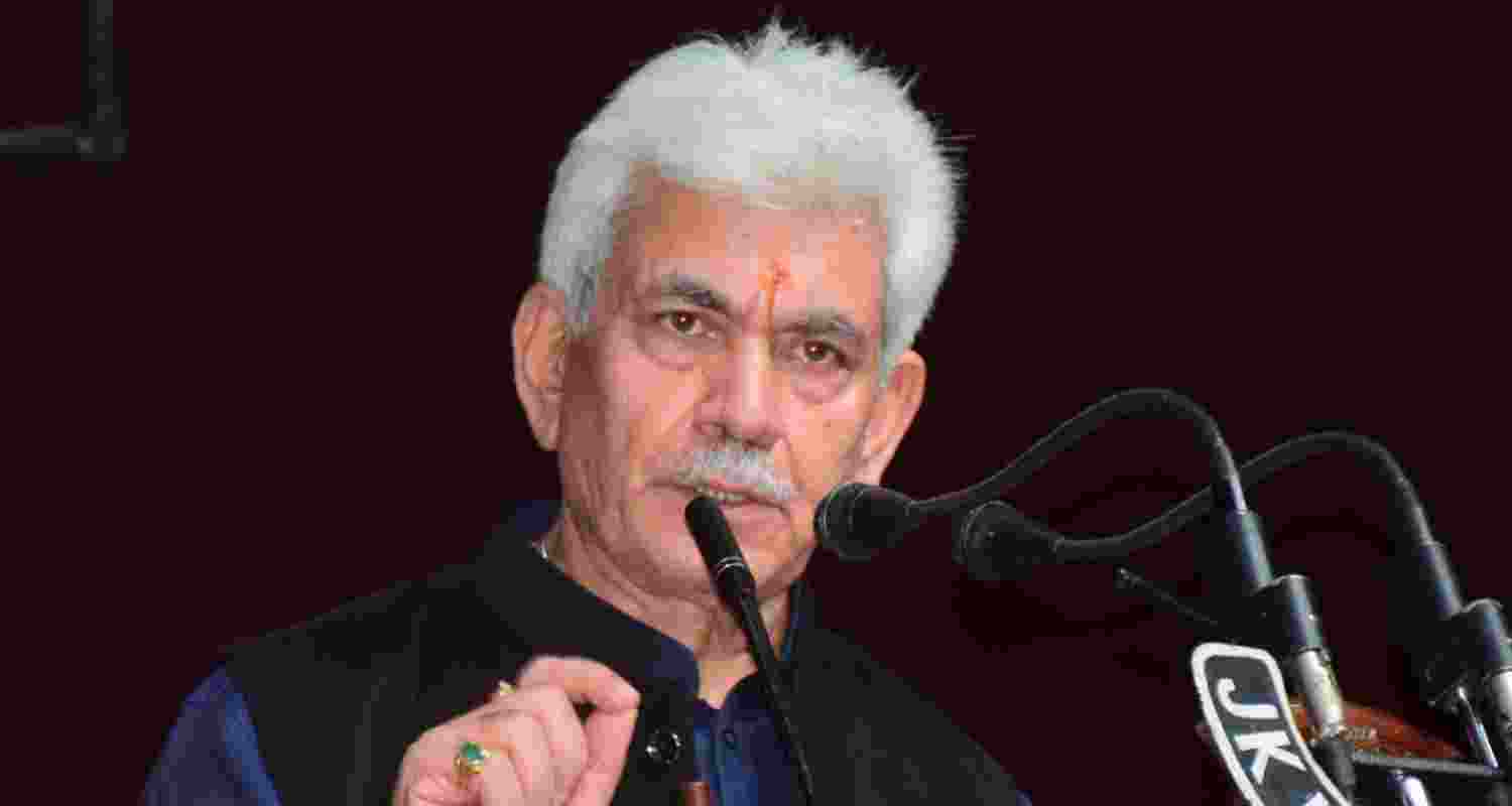 Lieutenant Governor Manoj Sinha.