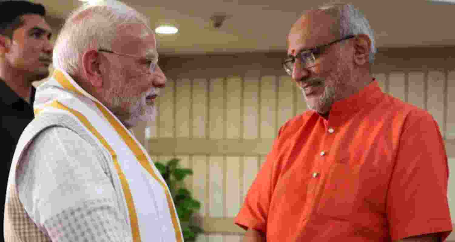 PM Modi votes in VP poll then heads to flood hit Punjab. File Photo.