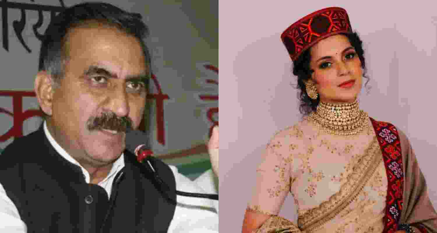 CM Sukhu, away from party politics makes a respectful statement on Supriya Shrinate's Comments on Kangana. Image X.