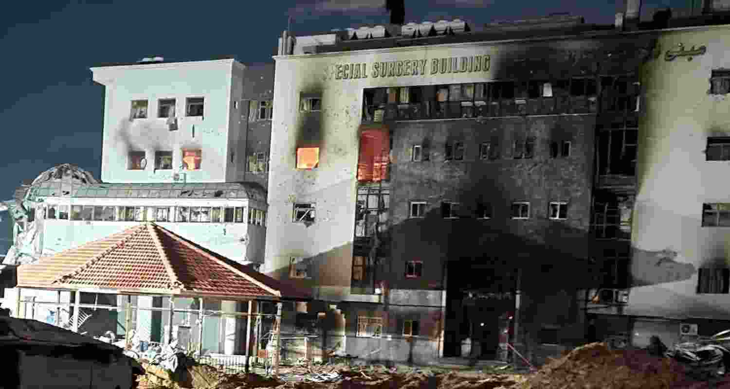 Shifa Hospital - Gaza. Image X.