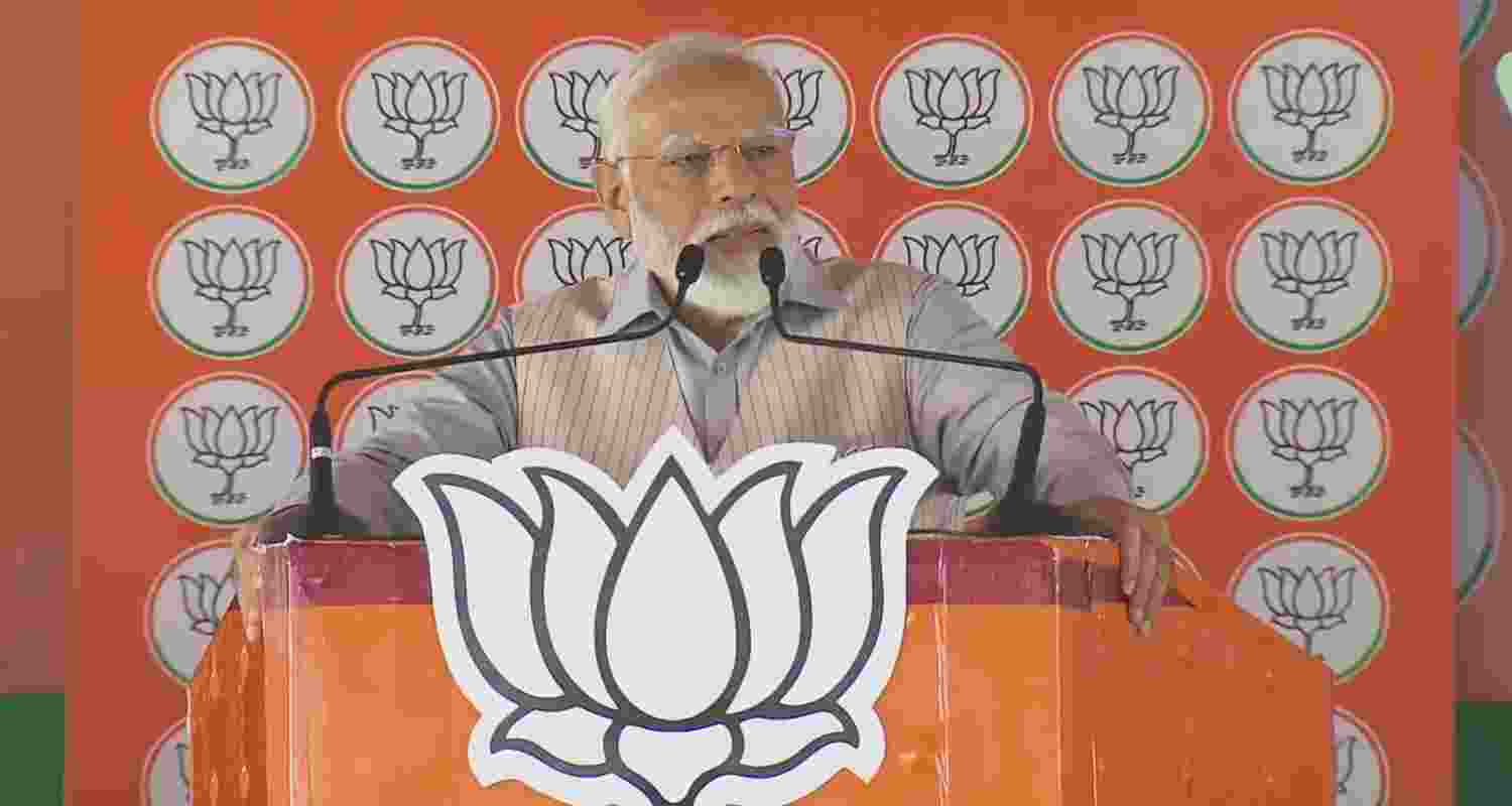 Modi in Saharanpur compares Congress with Muslim League.