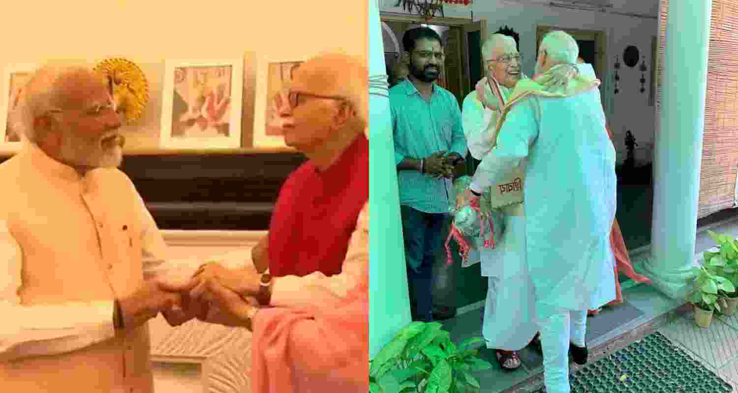 Modi Seeks Blessings of Advani, Joshi, Ram Nath Kovind Before Third Term Begins.