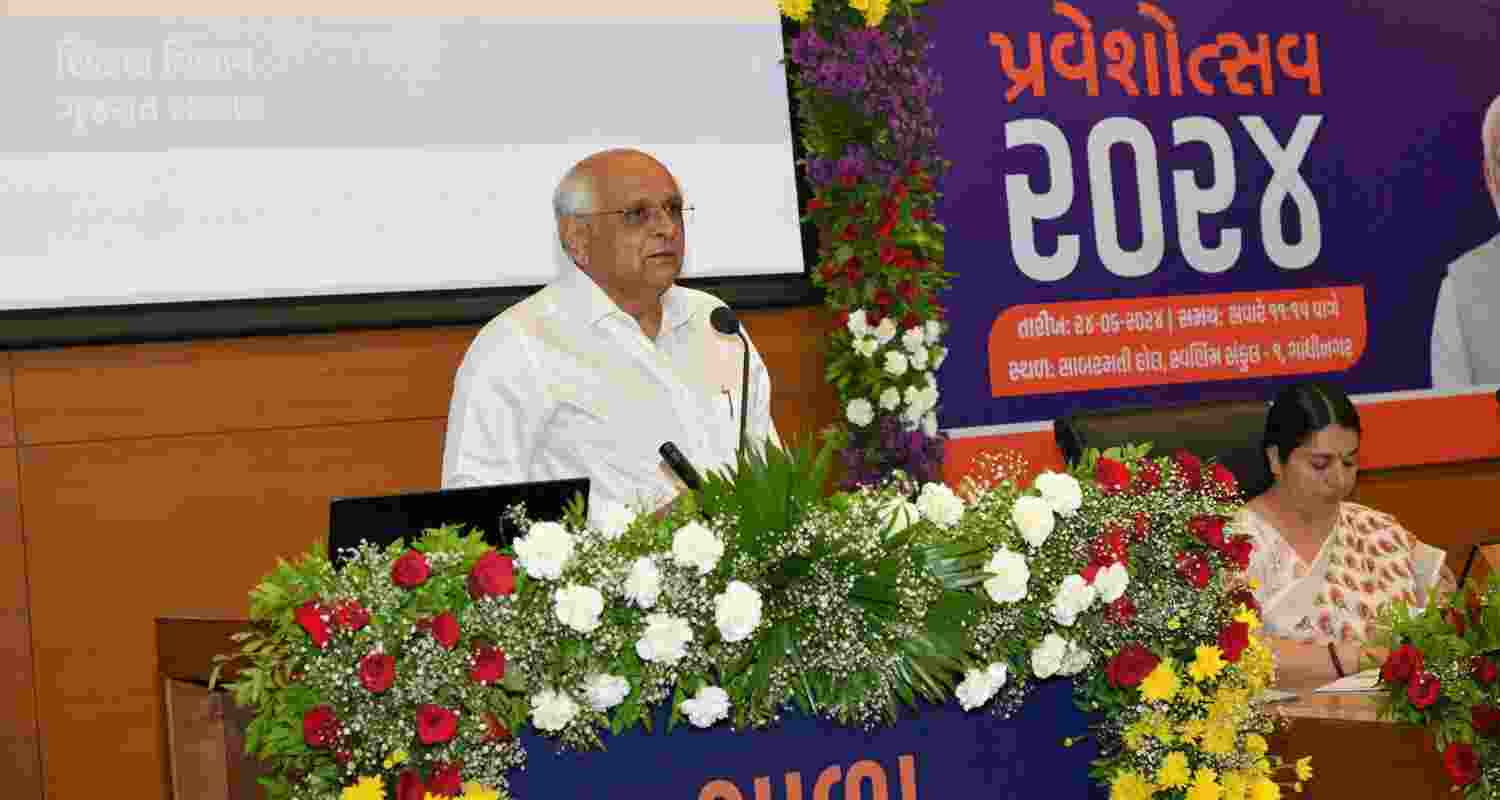 Bhupendra Patel Leads School Praveshotsav For 32 Lakh Children.