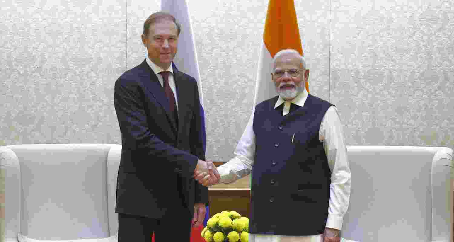 PM Modi and Russian Deputy PM Manturov discuss key partnership goals.