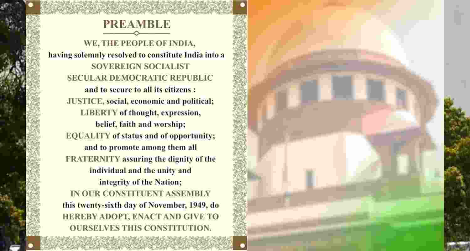 Supreme Court to pronounce judgment on 'Socialist', 'Secular' terms in Preamble.