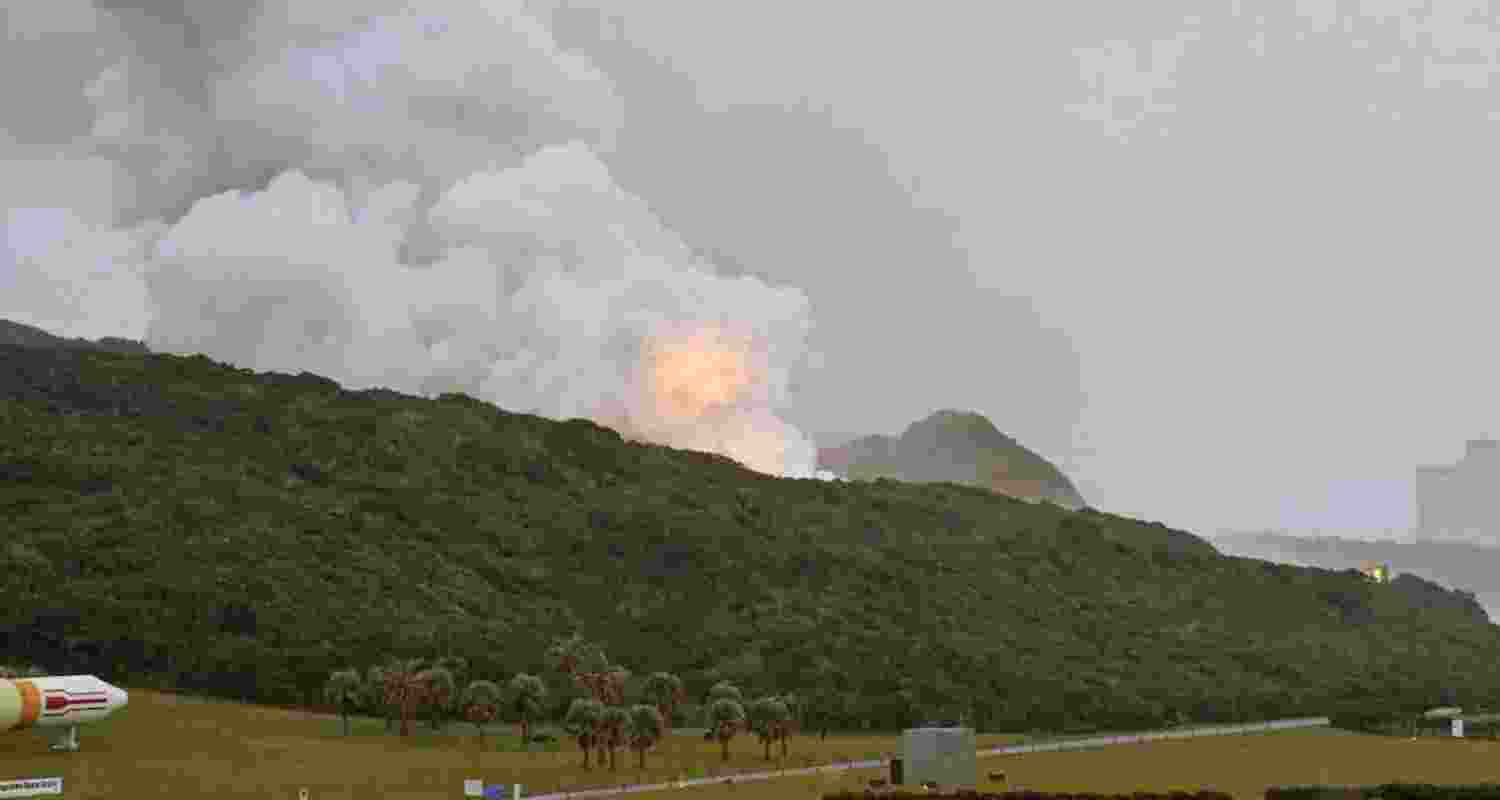 Fire breaks out during Japan’s rocket engine test at space centre.