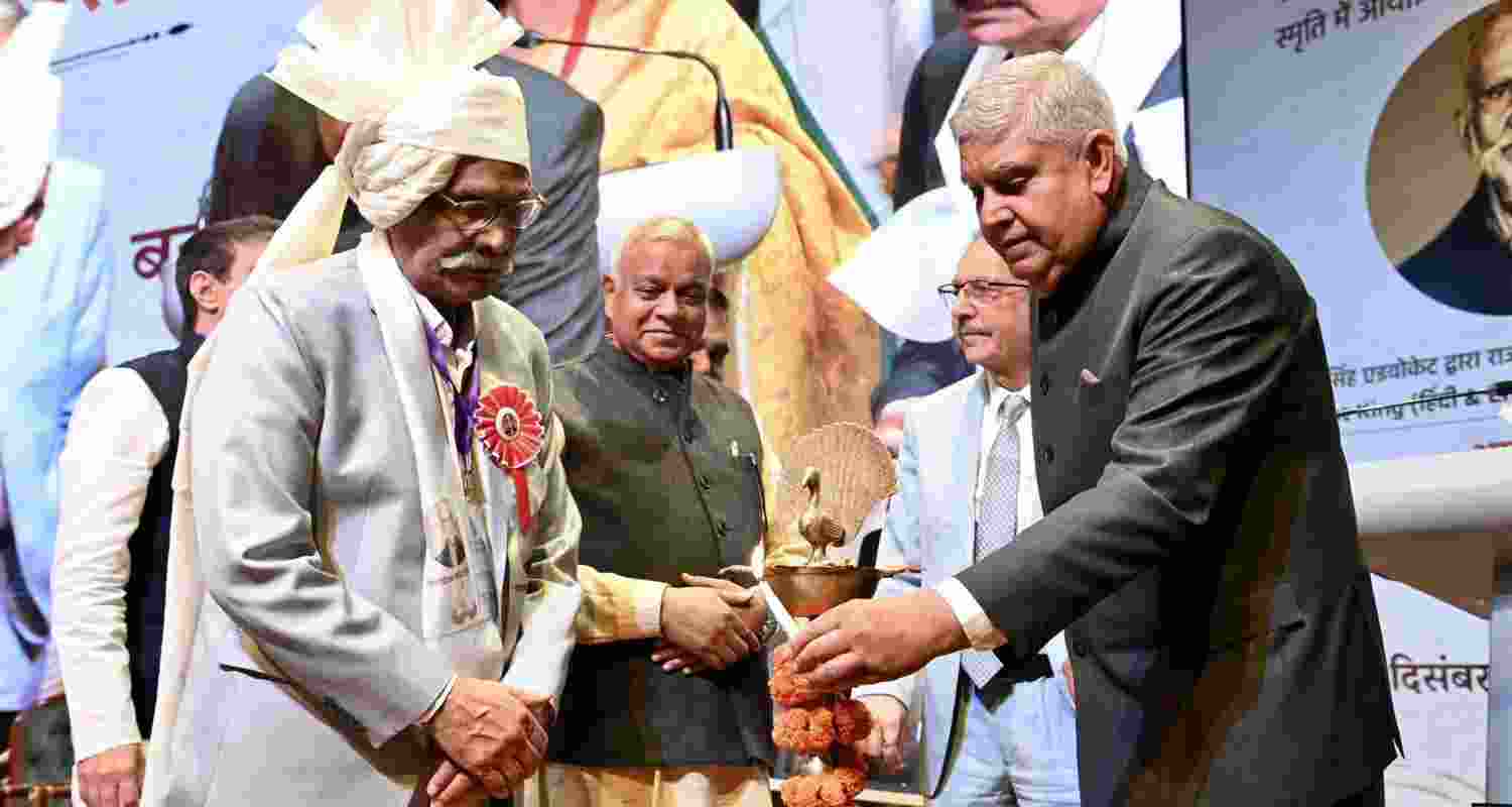 VP Jagdeep Dhankhar Marks Raja Mahendra Pratap’s 128th Birth Anniversary With Historic Remarks.