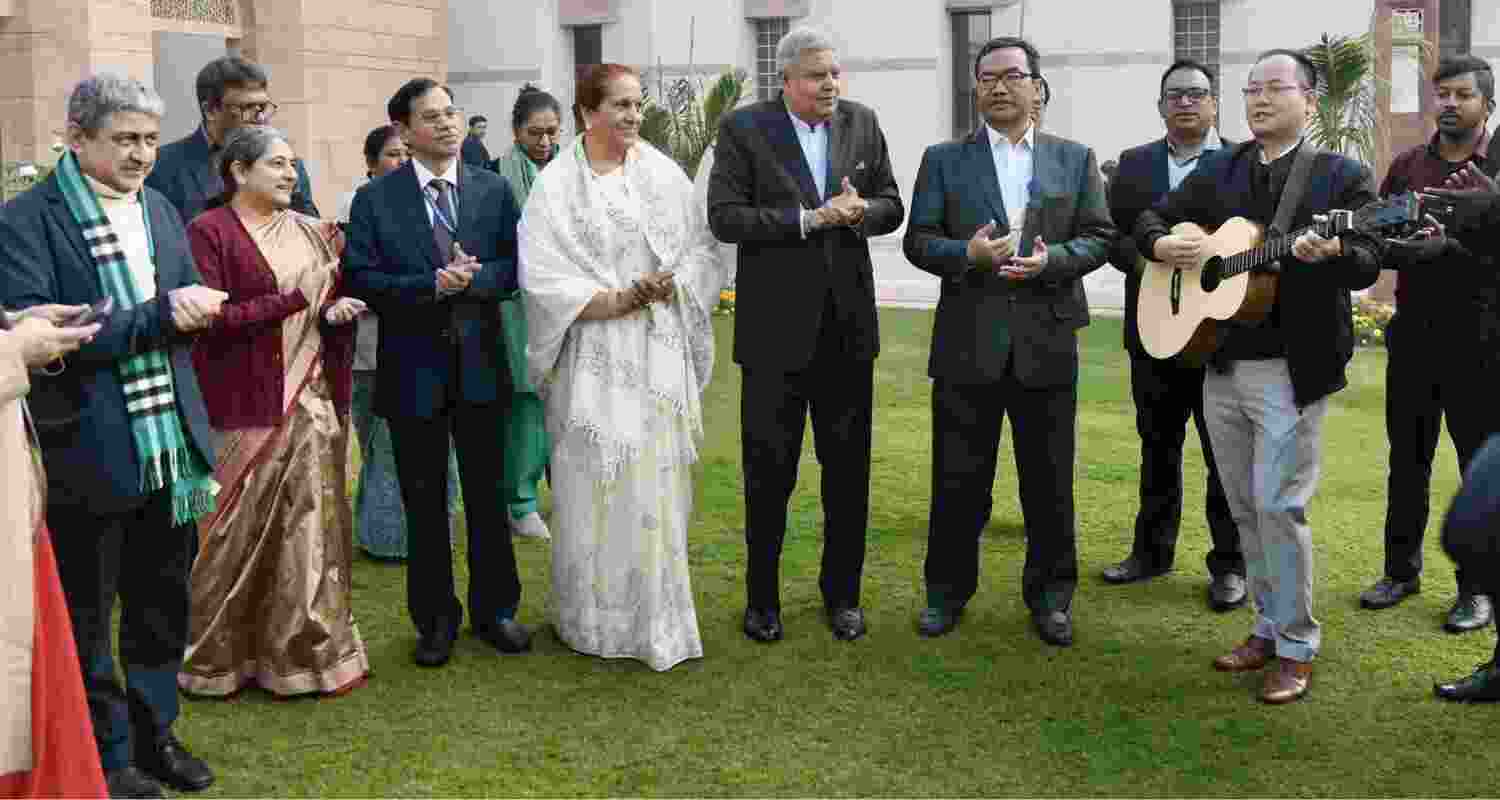 Christmas celebrations held at Vice President Dhankhar’s Enclave.