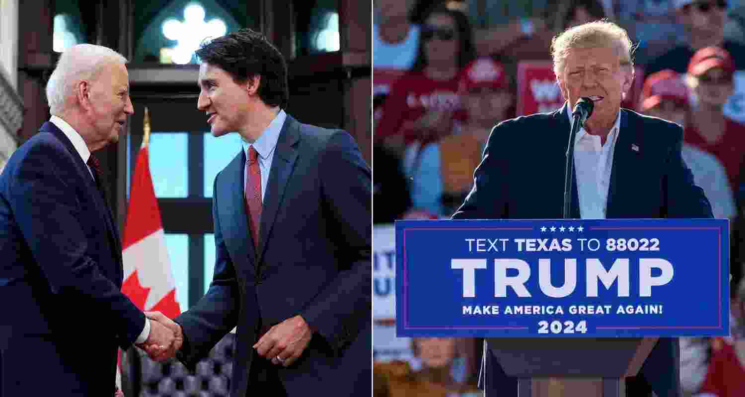 Donald Trump criticises Trudeau and Biden in sharp Christmas message. File Photo.