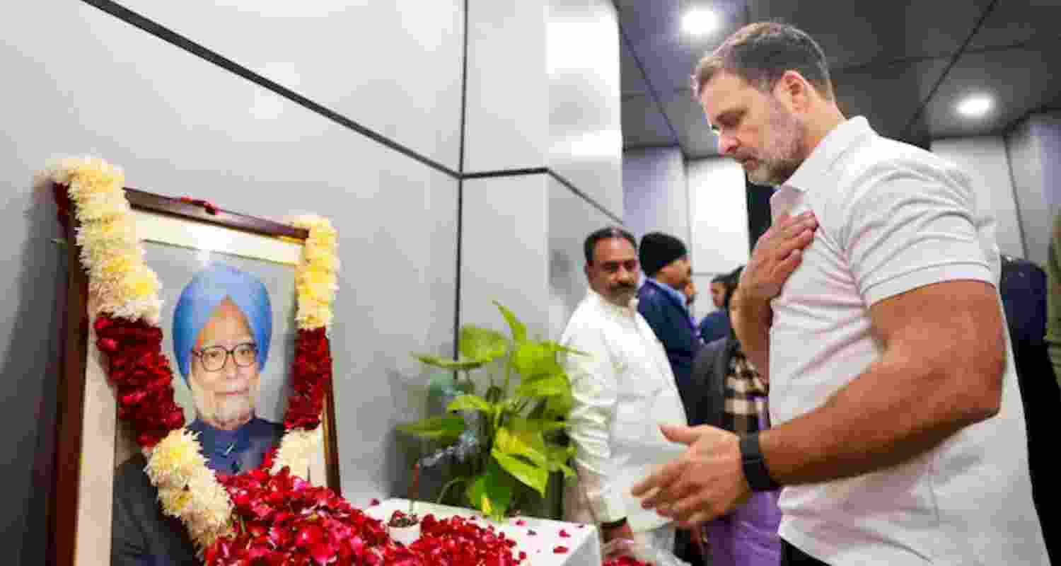 Congress says absence at Manmohan Singhs ashes immersion was to respect privacy.