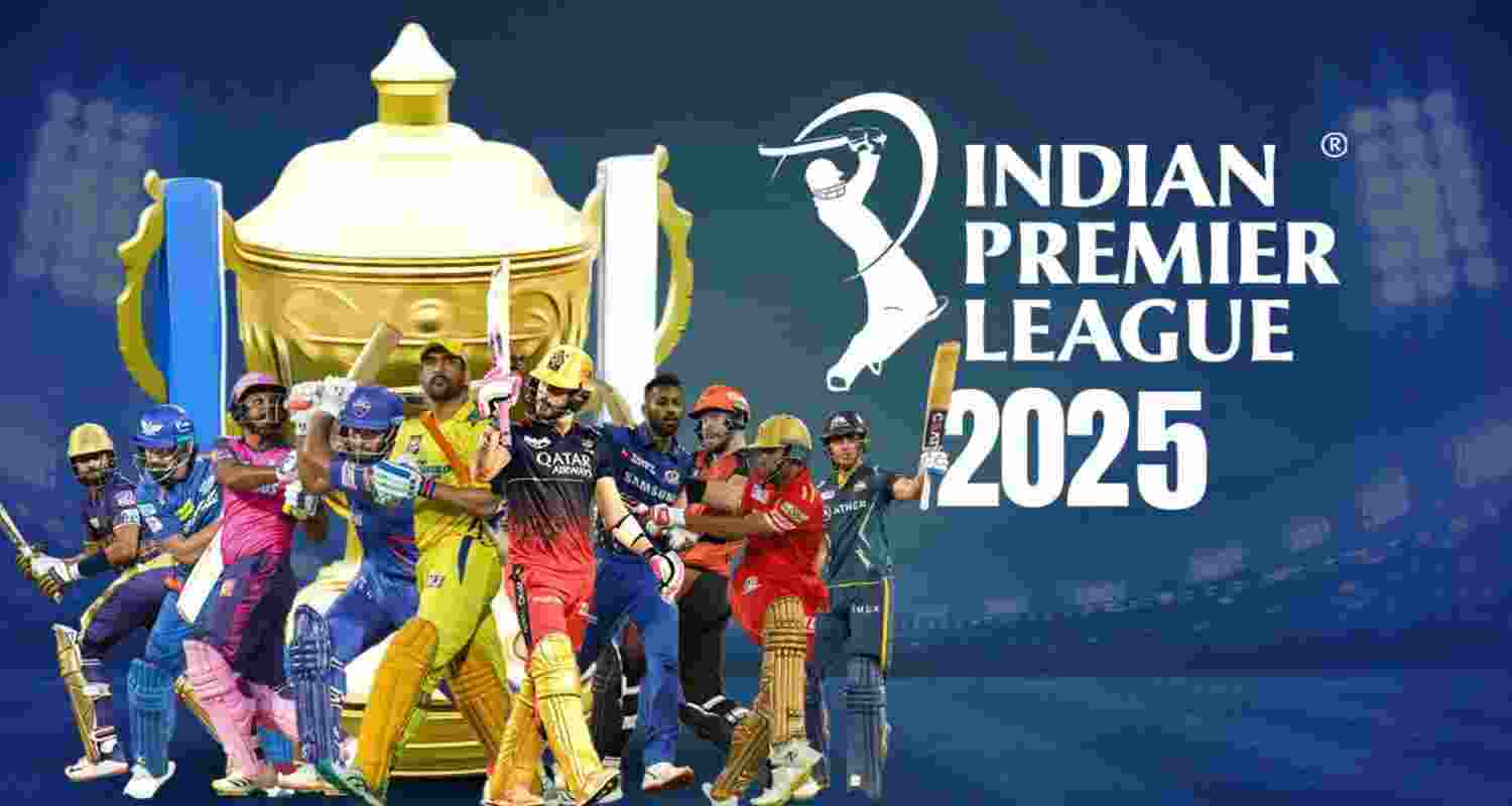 IPL 2025 to begin on March 21 final scheduled for May 25. Image IPL X.
