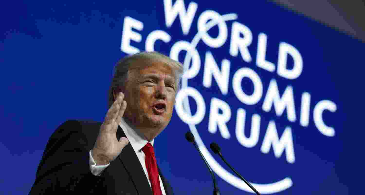 Trump’s stance on climate and trade shapes Davos discussions.