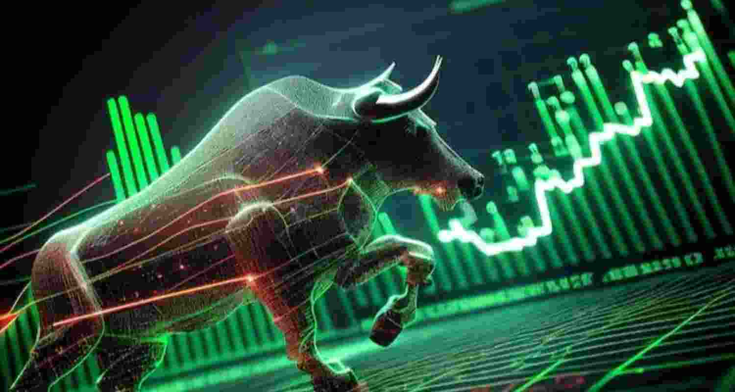Sensex climbs 566 pts, Nifty rises 130 pts