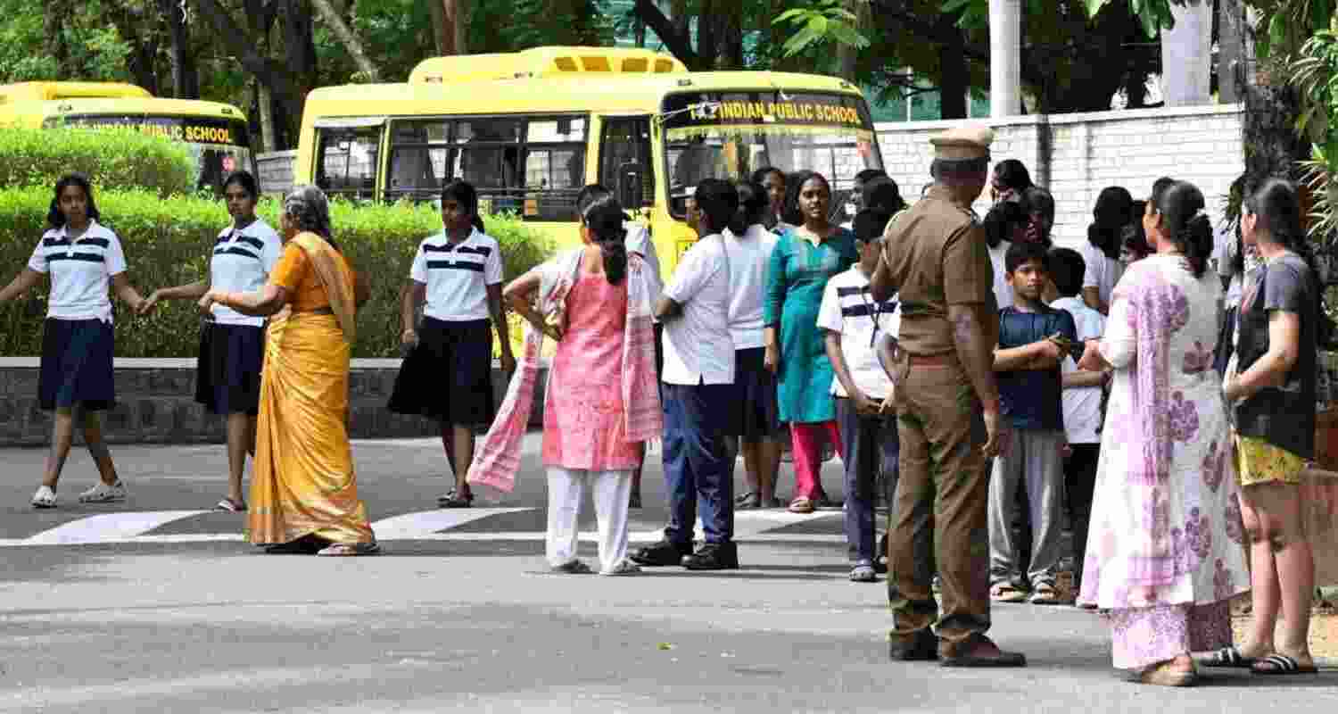 Investigation underway after bomb threat hoax in Indore schools.