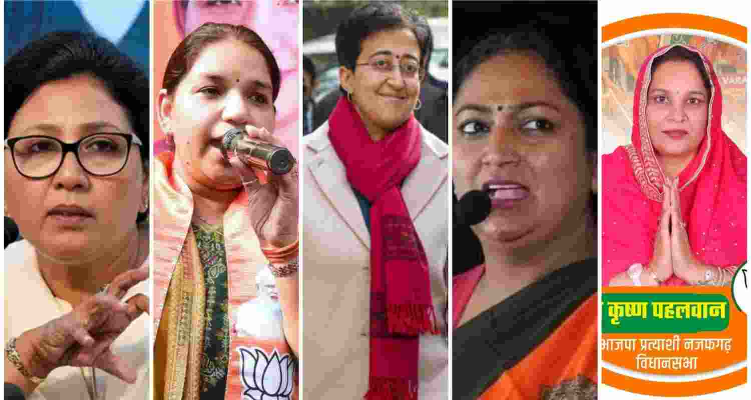 Five women win Delhi Polls, down from eight in 2020