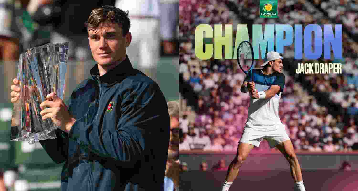 Draper clinches maiden ATP 1000 title in Indian Wells.