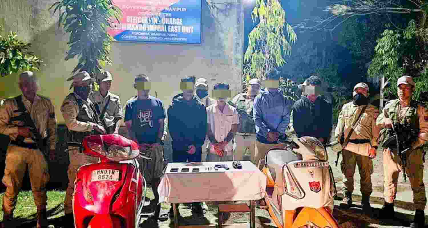 Police Nab Five Kangleipak Communist Party Militants in Imphal.