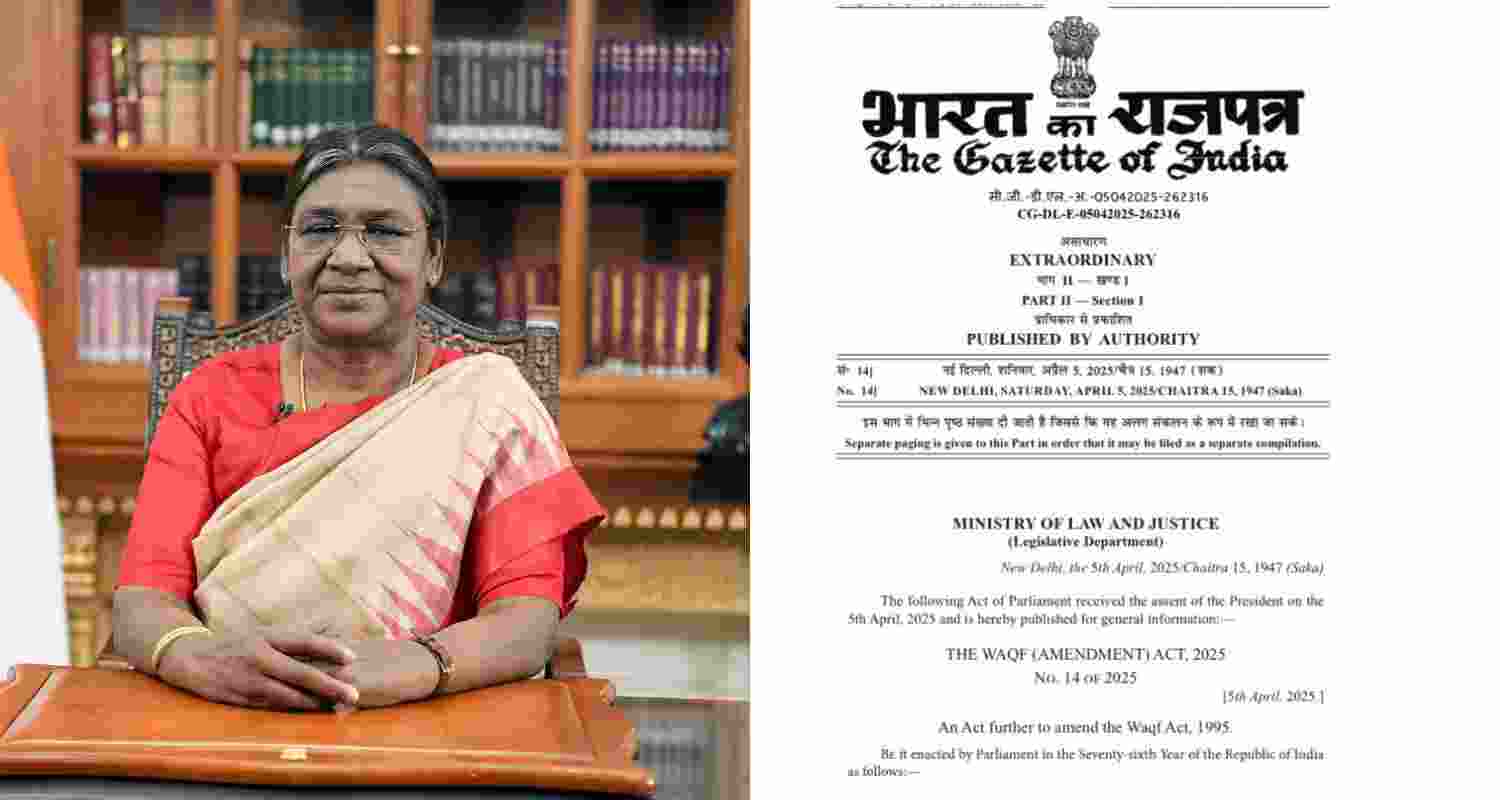 The law, which aims to bring reforms in the management of Waqf properties, has stirred controversy, particularly among opposition parties and Muslim organisations.
