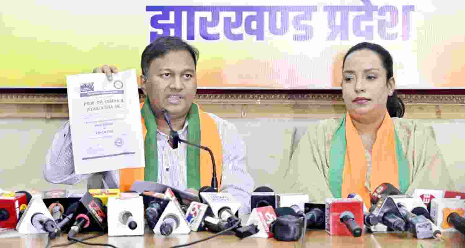 BJP Claims Jharkhand Minister’s PhD Came from Fake Uni.