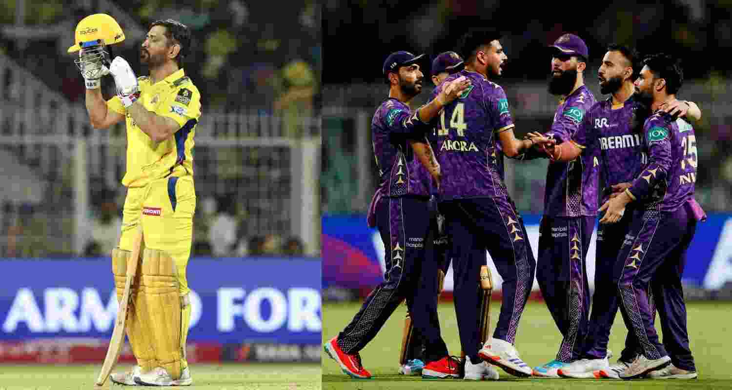 KKR Play-off Hopes Dented by CSK Defeat.
