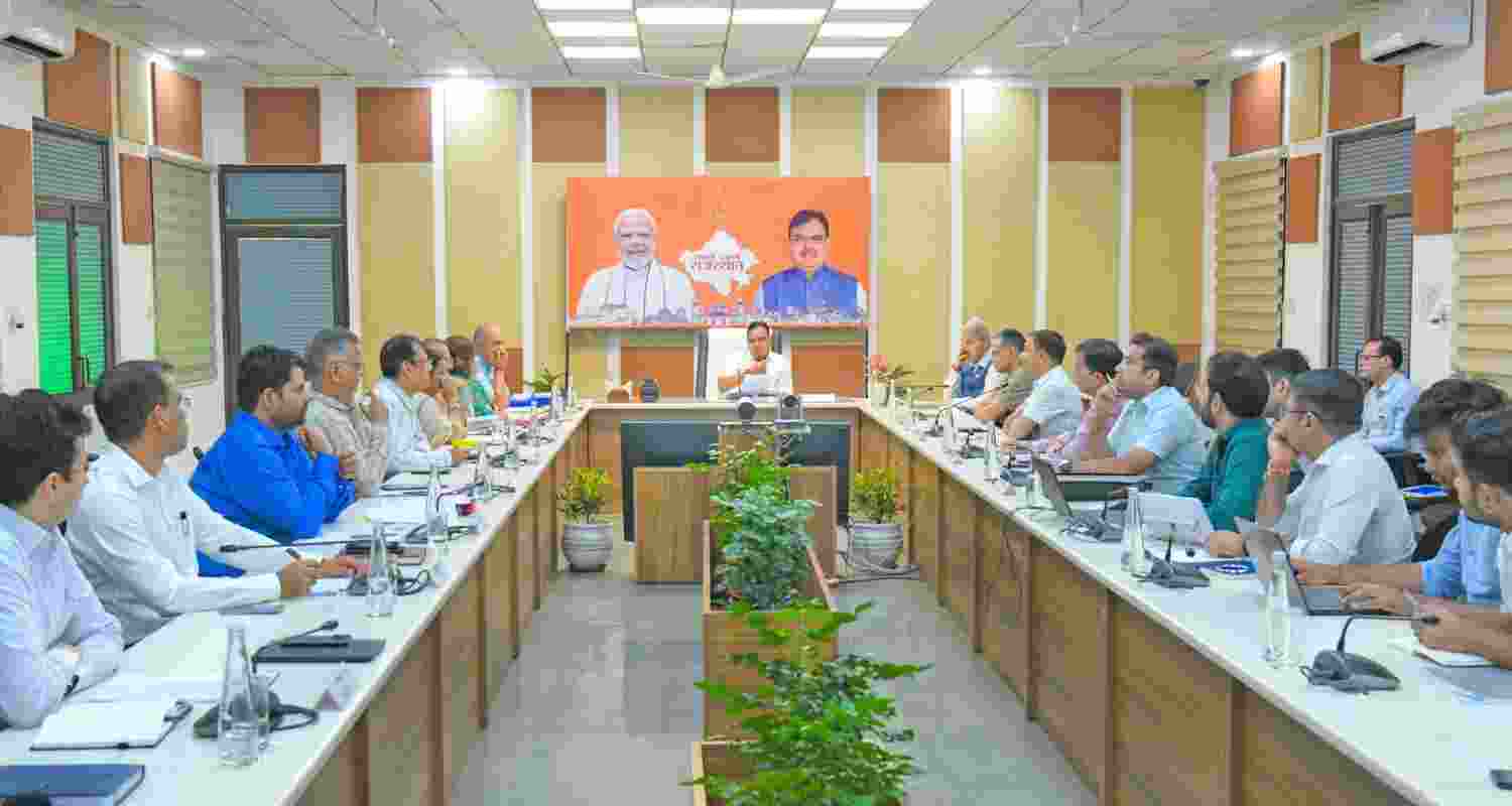 Rajasthan Minister Jogaram Patel hits out at Congress over PM criticism. File Photo Rajasthan Cabinet Meeting.
