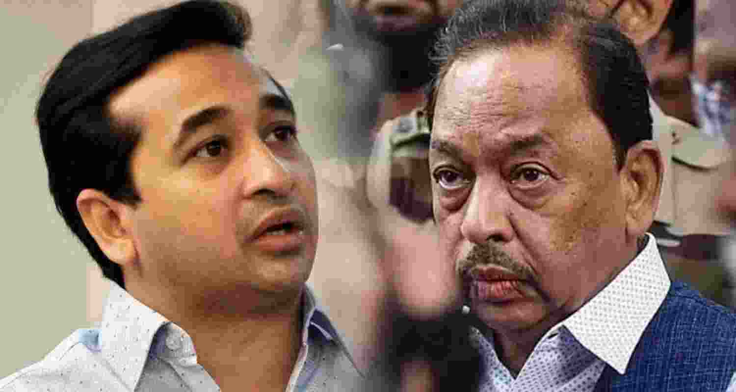 BJP MP Narayan Rane criticises son's statement. BJP MP Narayan Rane criticises son's statement.