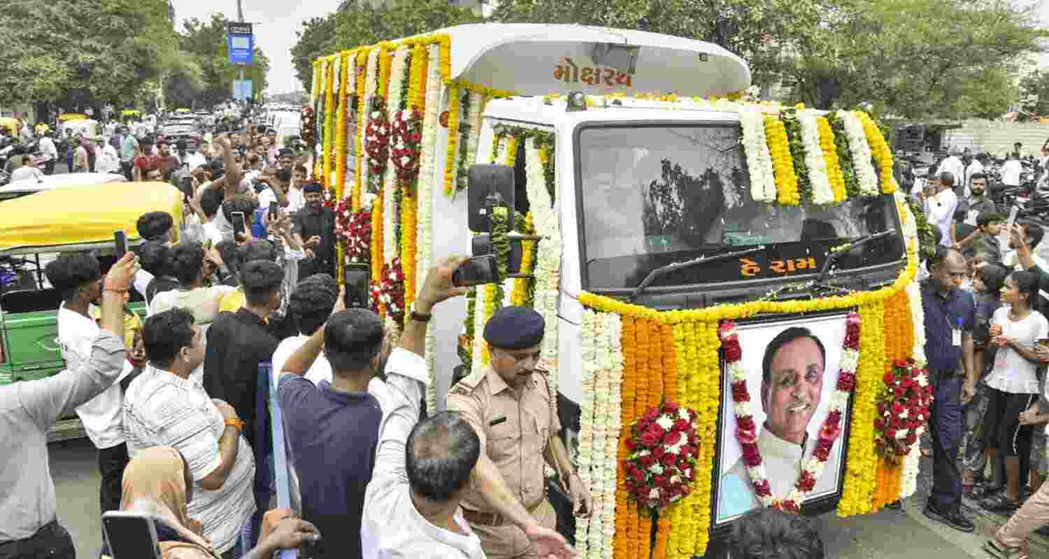 Vijay Rupani’s Final Journey Begins After Plane Crash.
