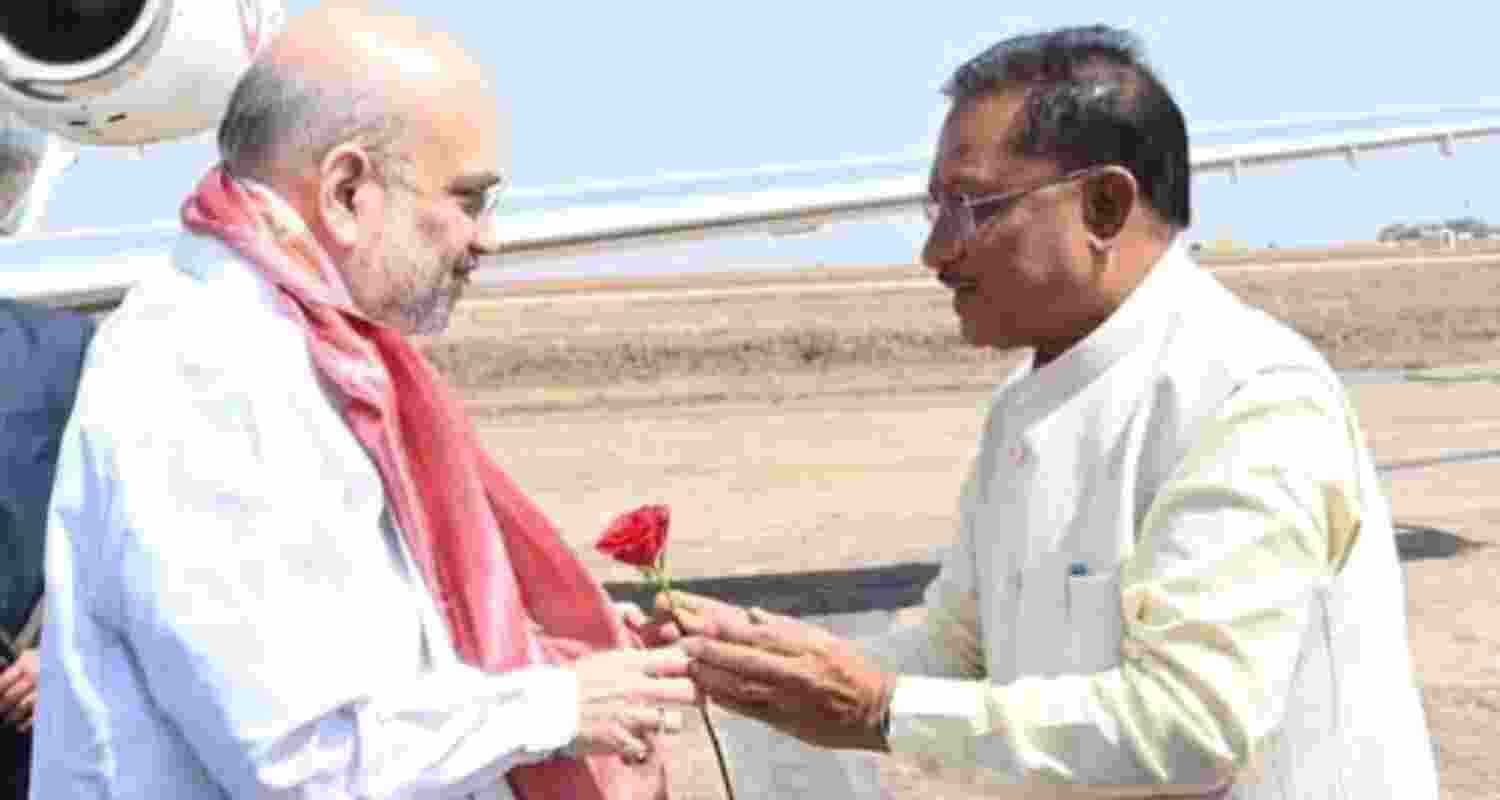 Amit Shah to lay NFSU foundation in Nava Raipur Sunday. File Photo.