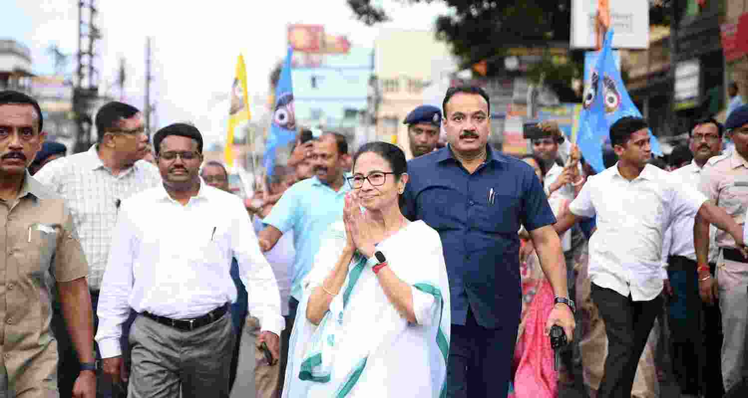 CM Mamata Banerjee leads review meet at new Jagannath temple.