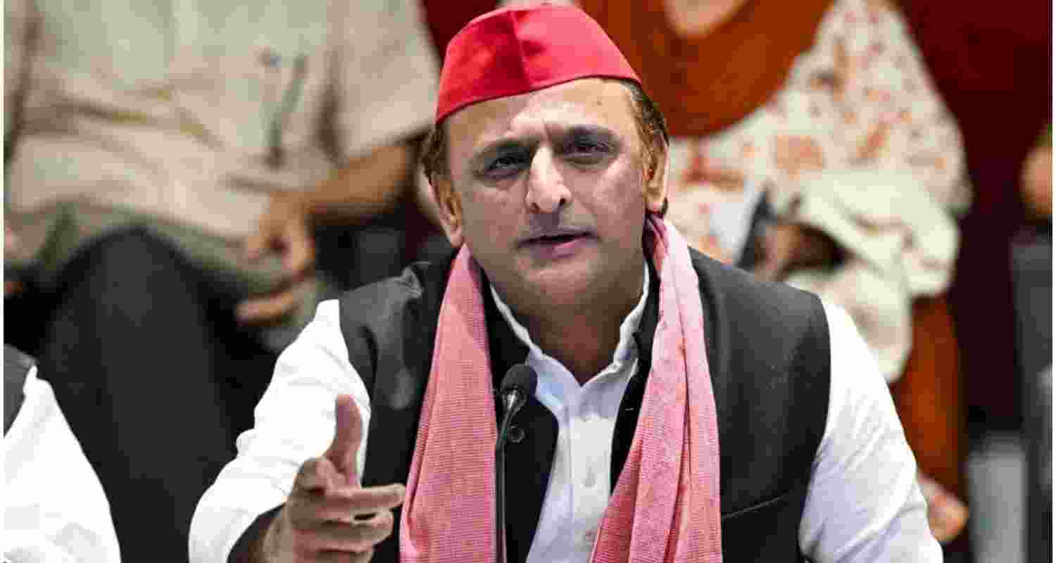 Akhilesh Yadav blames BJP for anti-business policies in Uttar Pradesh.