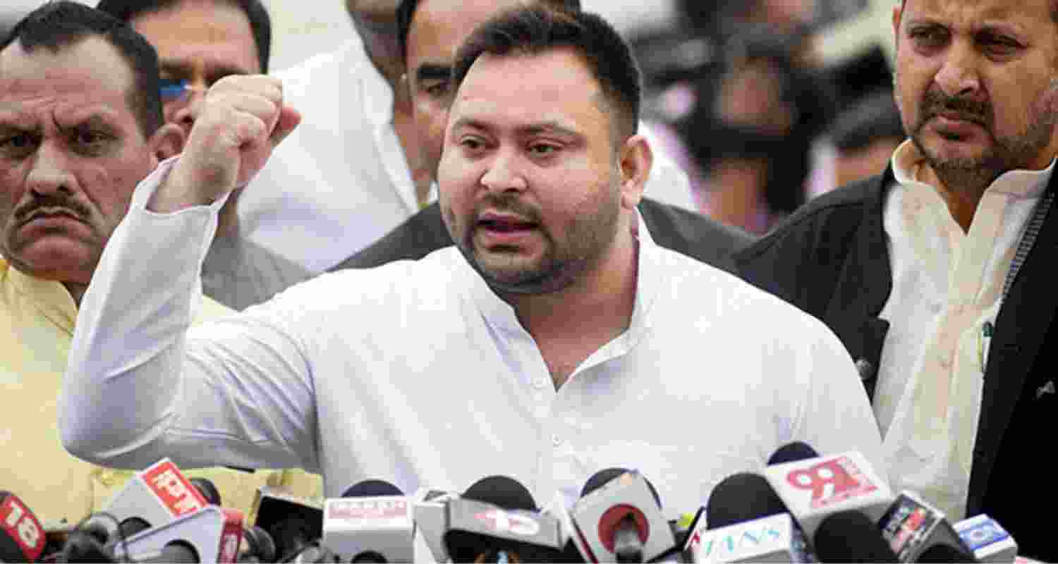 Gaurav Bhatia says RJD tearing Ambedkar’s Constitution.