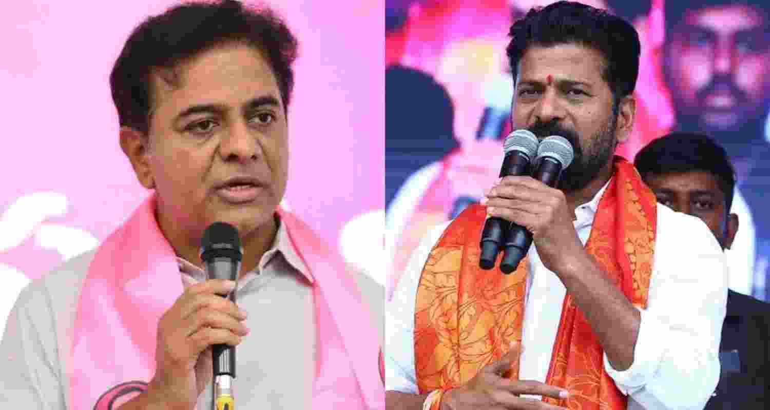 BRS Protests as Revanth Skips Debate on Farmers' Issues.