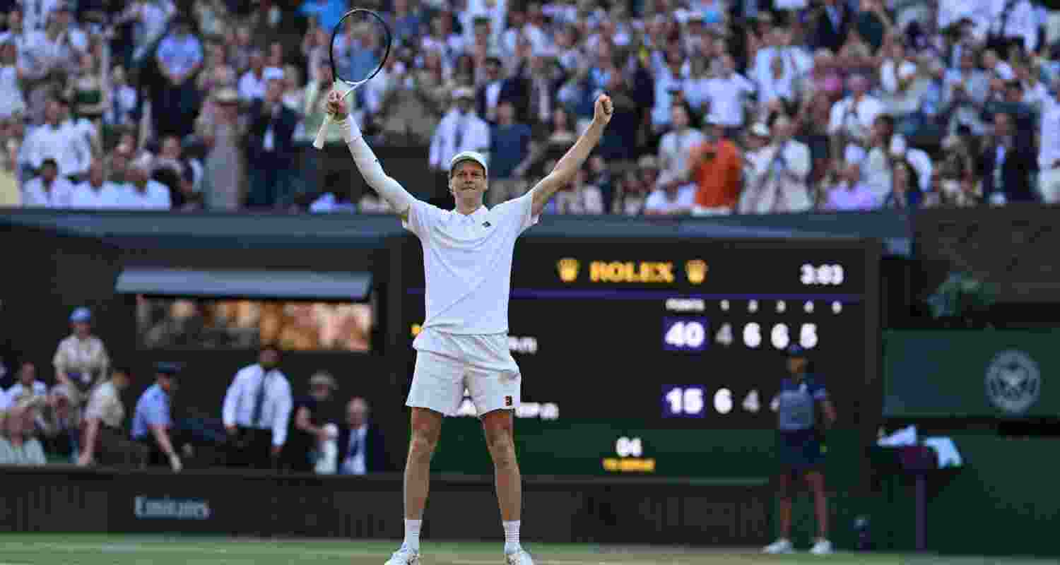 Jannik Sinner Stuns Carlos Alcaraz To Lift First Wimbledon Trophy. Image - Wimbledon X.