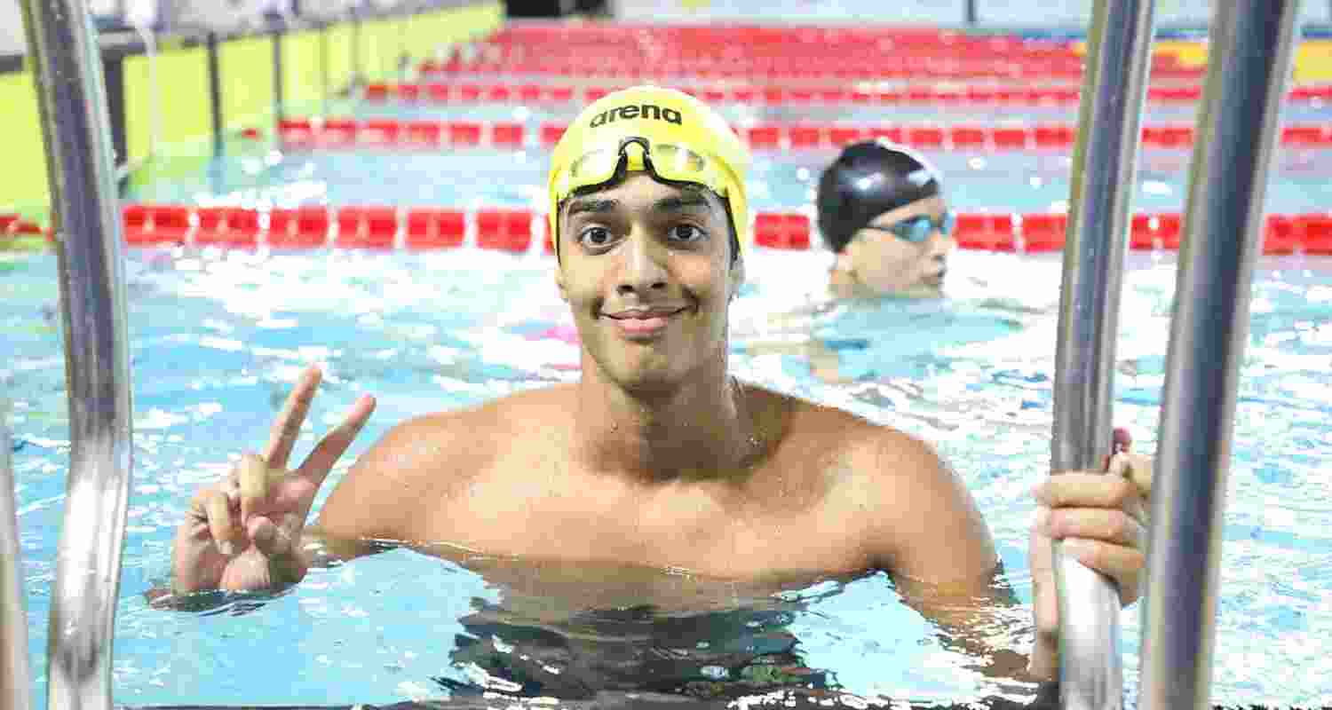 Srihari Nataraj Breaks 100m Freestyle Best Indian Time.