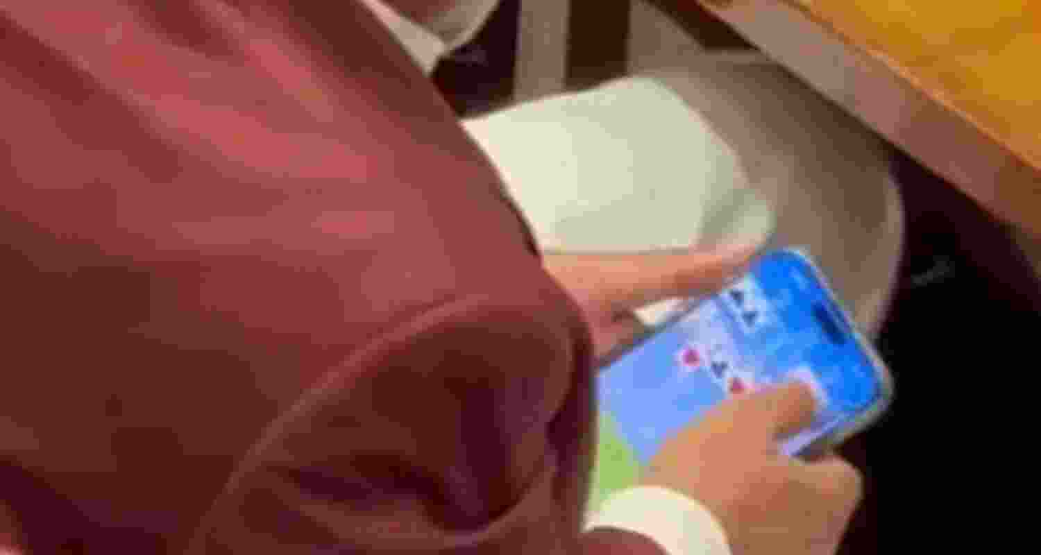 Video of Maharashtra Minister Manikrao Kokate Playing Game Sparks Row.