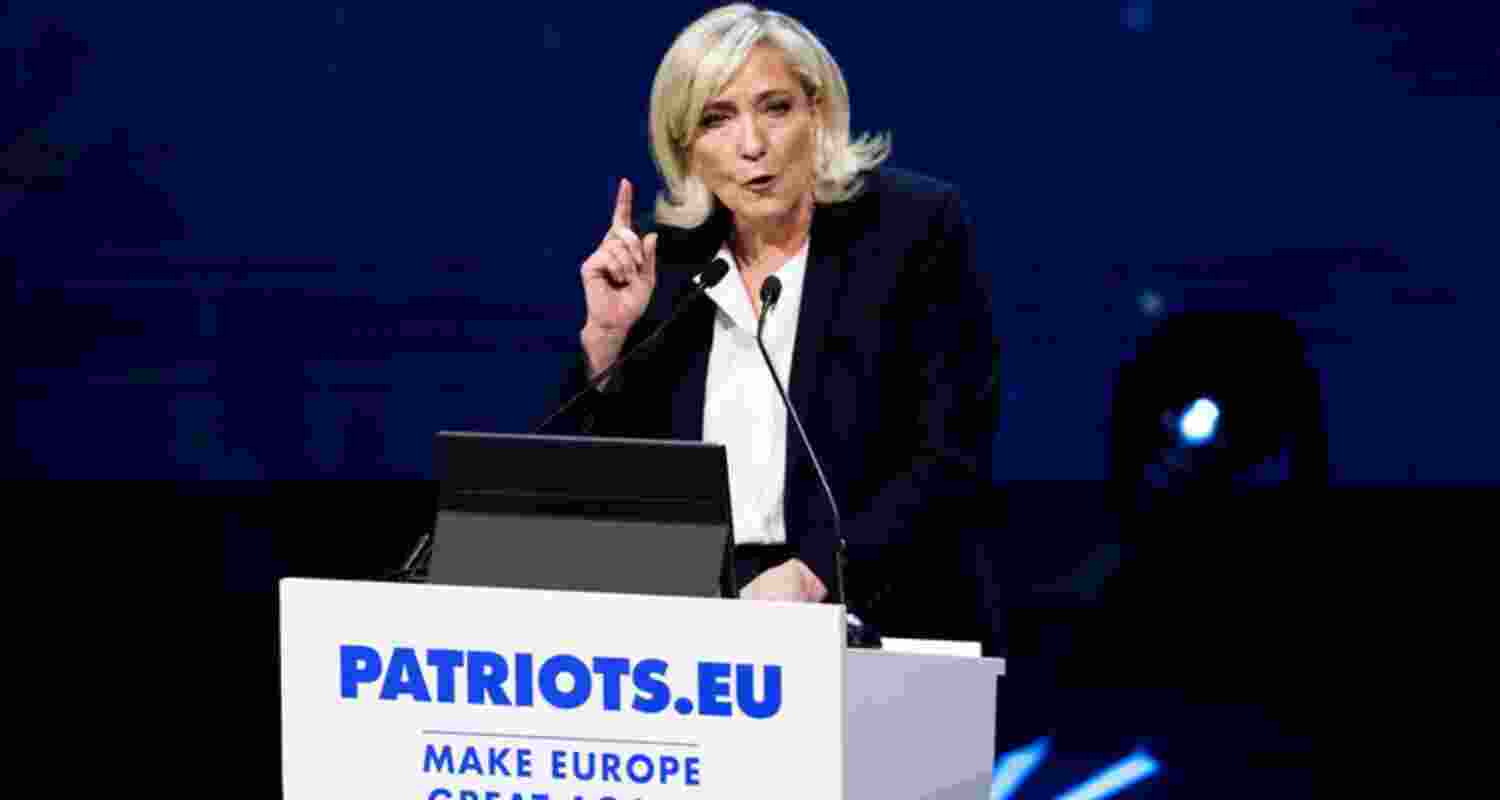 Le Pen says EU gave up energy sovereignty to US.