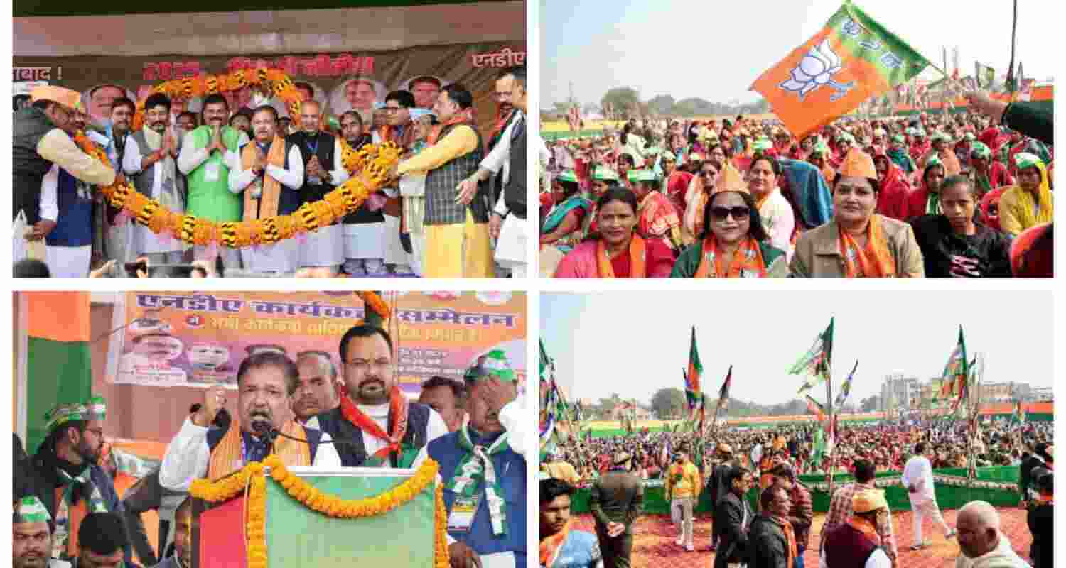 NDA allies to hold joint conferences across Bihar seats.