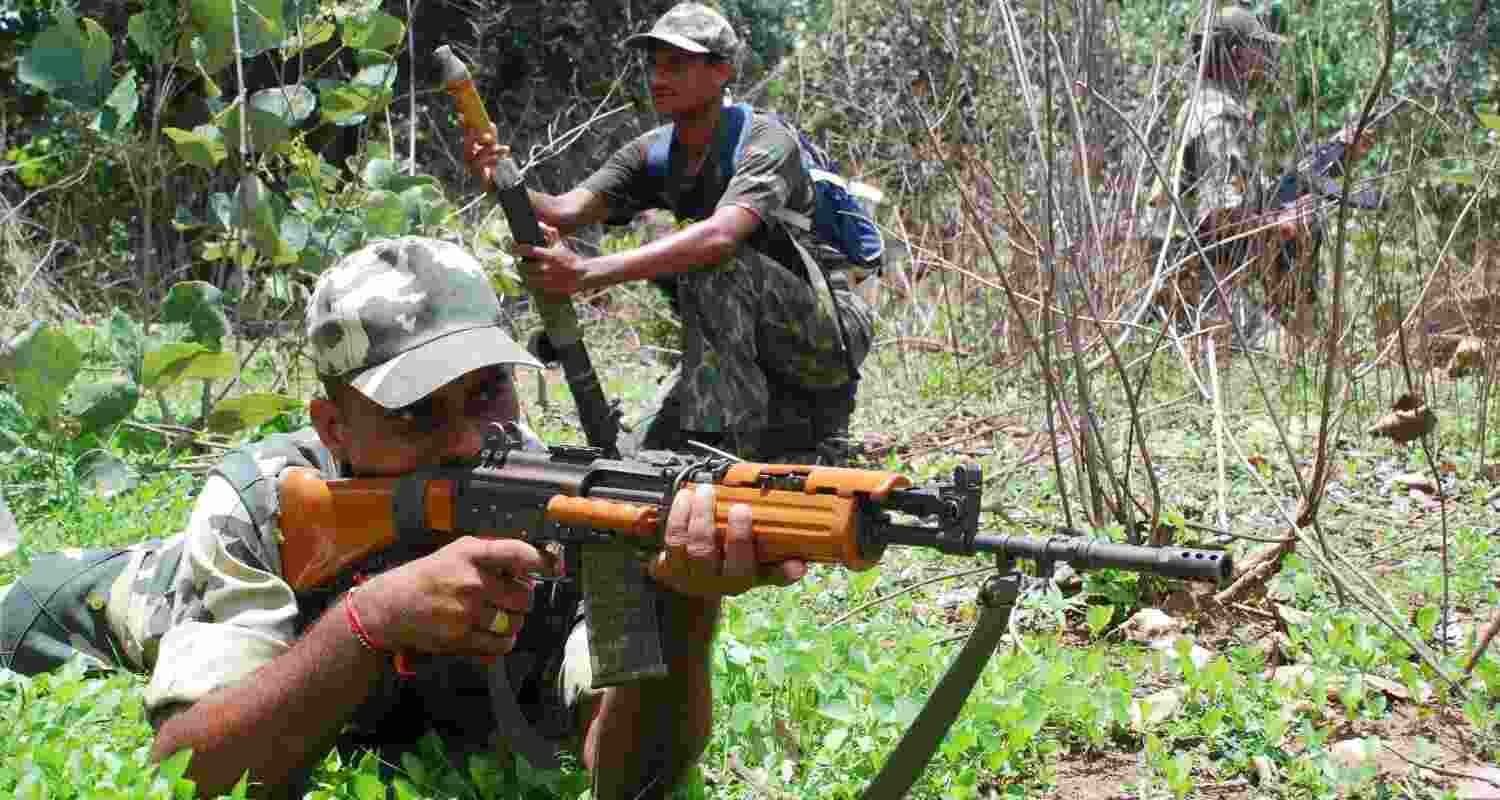 Security forces gun down three JJMP men in Gumla forests.