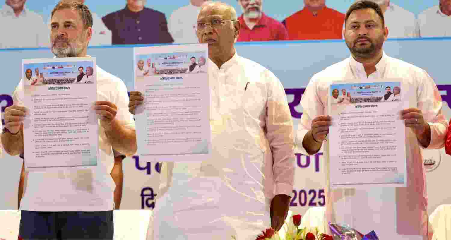 Congress pledges stronger rights for backward groups in Bihar.