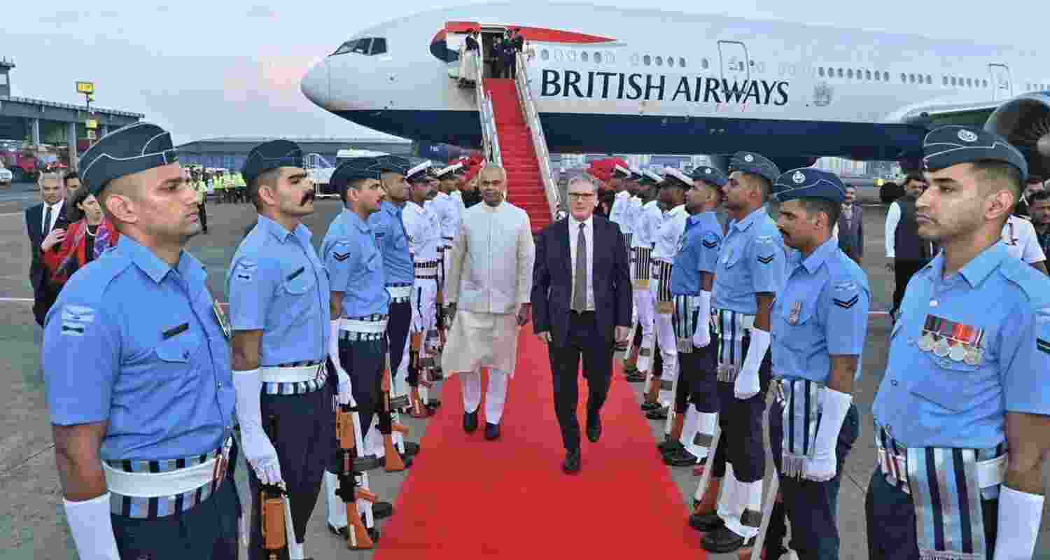 Keir Starmer arrives in India for maiden official visit.