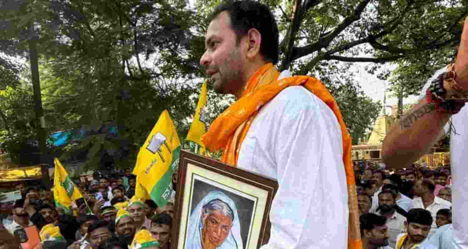 JJD Chief Tej Pratap Yadav Contests Mahua in Bihar Polls.